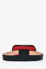 Gucci Red/Black Suede/Leather Ophidia Belt Bag