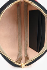 Gucci Red/Black Suede/Leather Ophidia Belt Bag