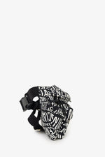 Balenciaga Black/White Canvas Waist Bag