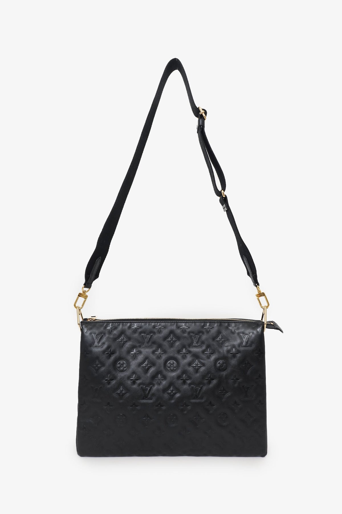 Louis Vuitton Black Leather Coussin MM with Strap