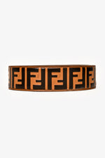 Fendi Brown/Black Zucca Print Bag Strap