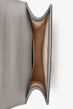 Gucci Grey Leather Sylvie Shoulder Bag