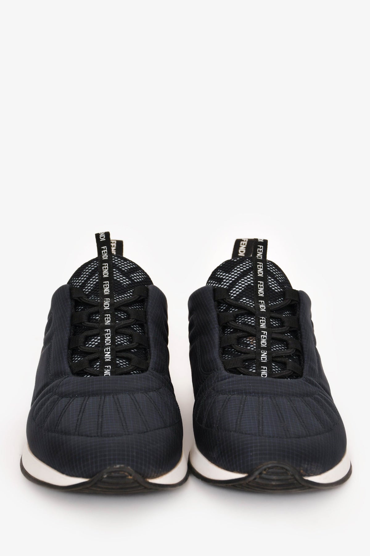 Fendi Navy/Black Nylon Sneakers