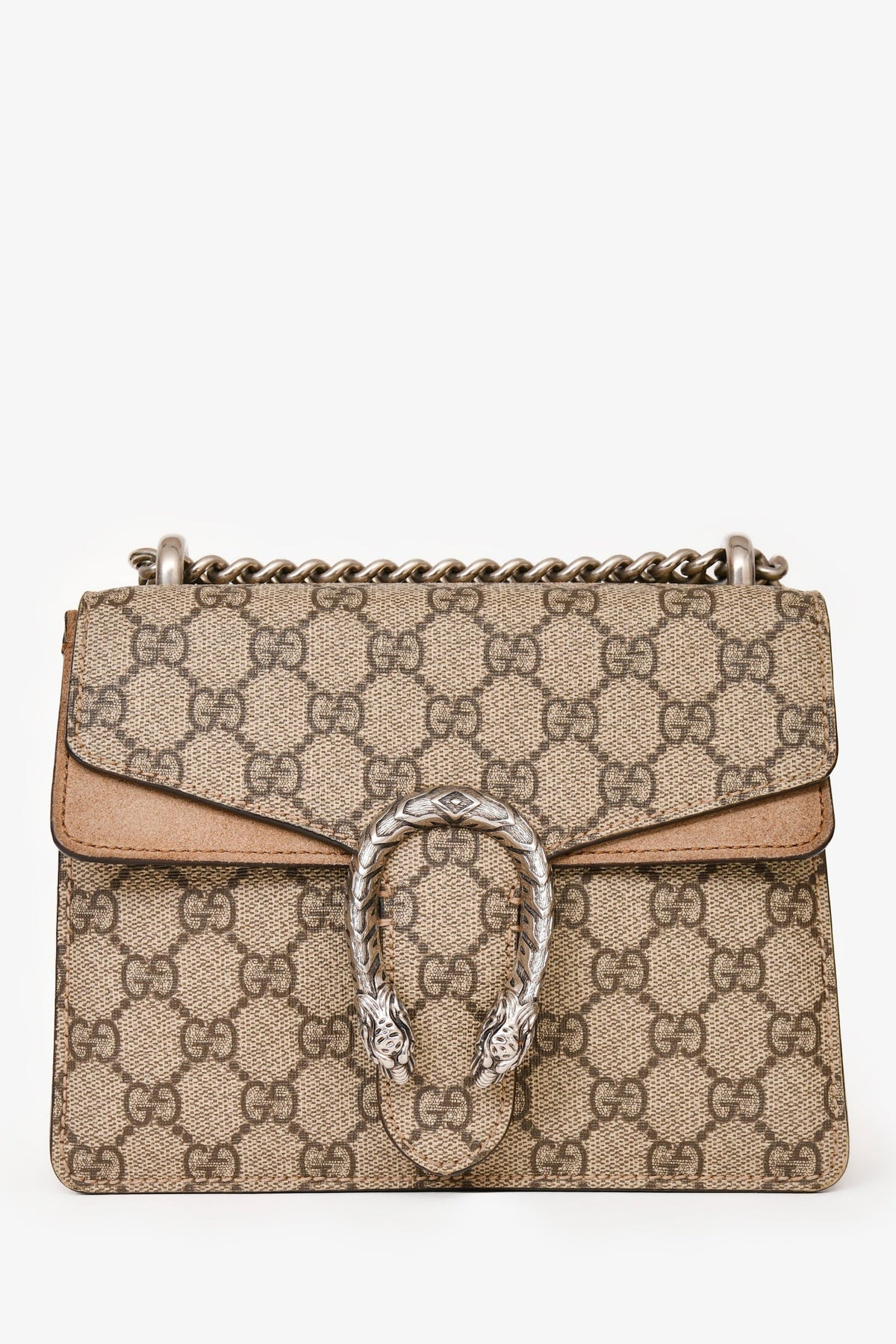 Gucci GG Supreme Monogram Mini Dionysus Chain Shoulder Bag