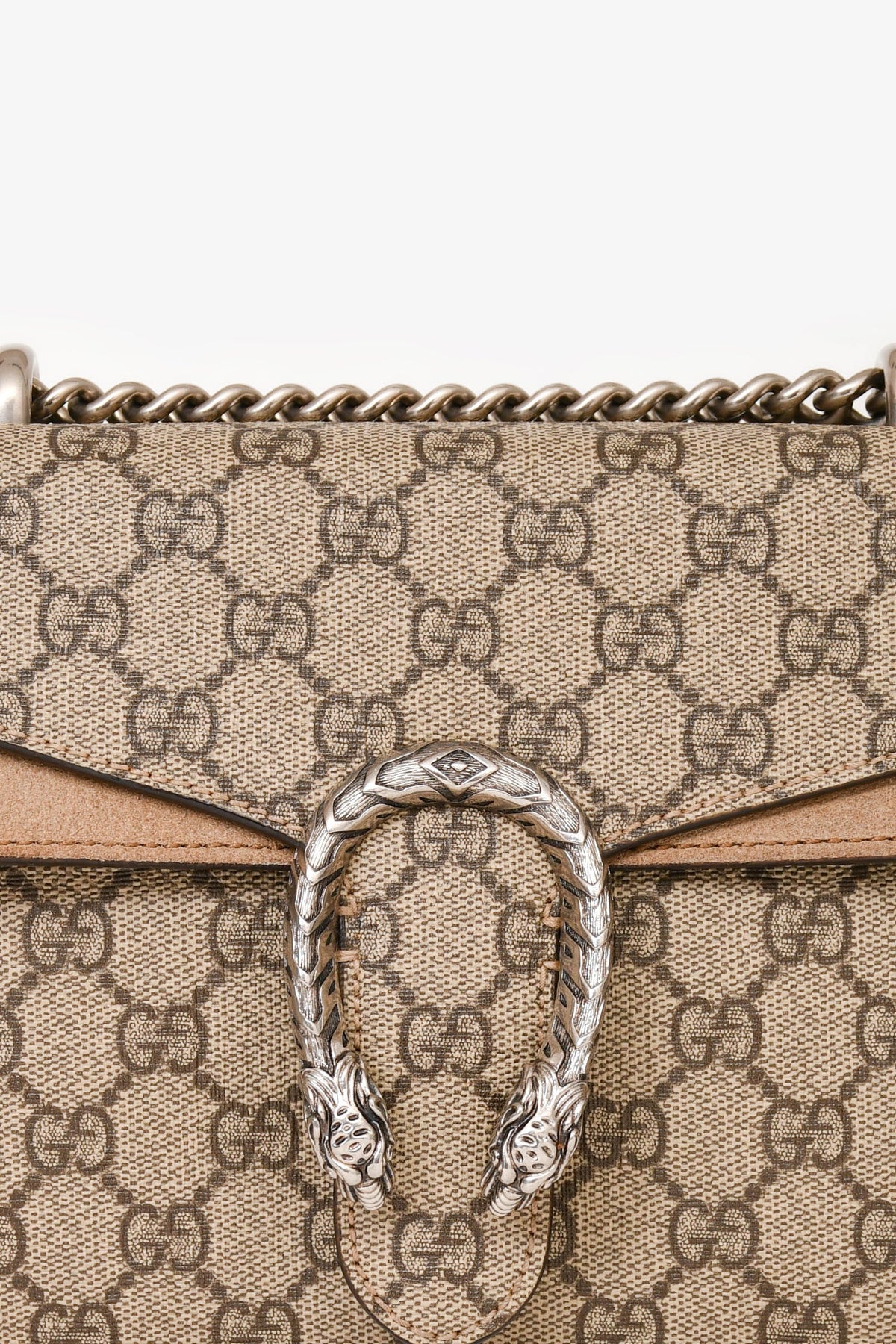 Gucci GG Supreme Monogram Mini Dionysus Chain Shoulder Bag