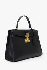 Christian Dior Black Leather Dioraddict Top Handle with Strap