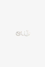 Christian Dior 18K White Gold Diamond 'Oui 'Ring Size 6.5