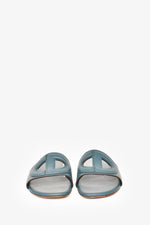 Christian Dior Teal 'D Club' Sandals Size 35
