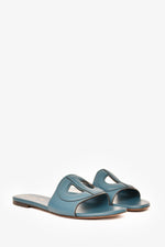 Christian Dior Teal 'D Club' Sandals Size 35