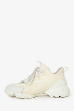 Christian Dior White D Connect Sneakers Size 37