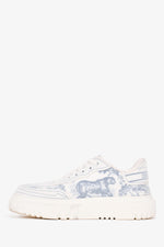 Christian Dior White/Blue 'Dior Addict' Sneakers Size 37