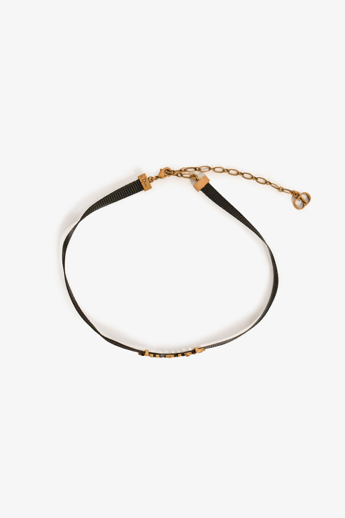 Christian Dior Black Ribbon 'J'adior' Choker