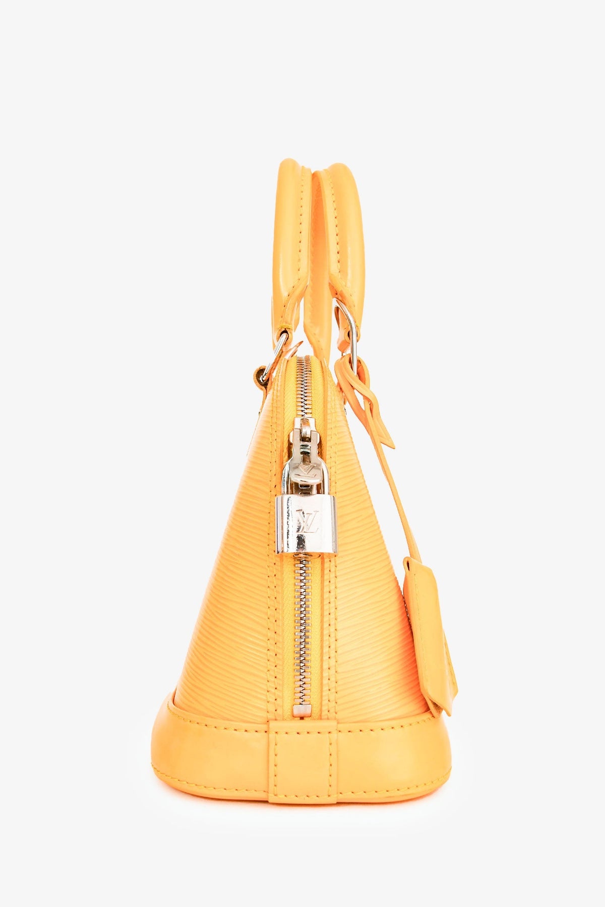 Louis Vuitton 2013 Yellow Epi Leather Alma BB Bag