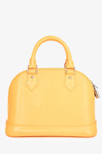 Louis Vuitton 2013 Yellow Epi Leather Alma BB Bag