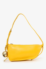 Burberry Yellow Leather Bell Shield Sling Bag