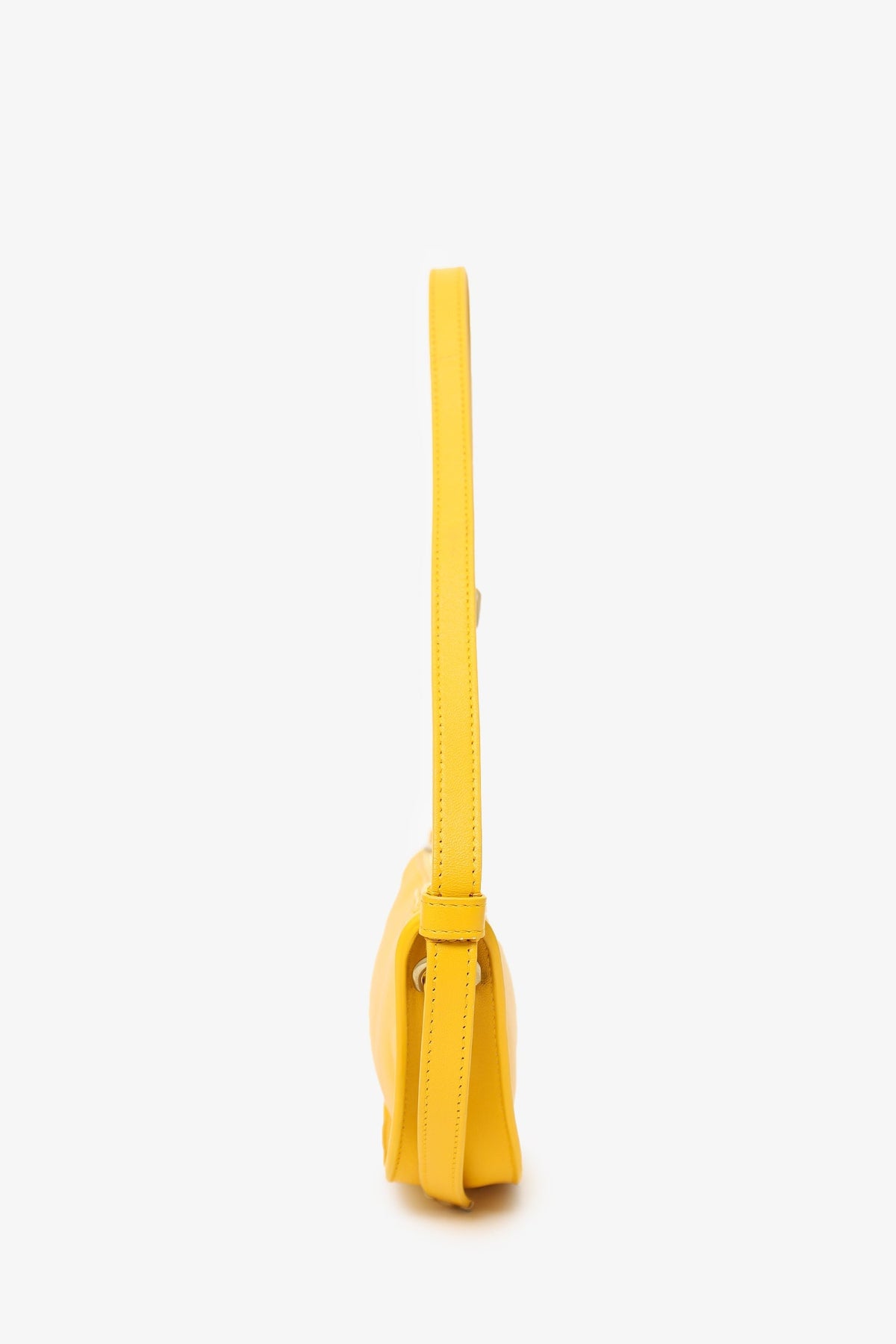 Burberry Yellow Leather Bell Shield Sling Bag