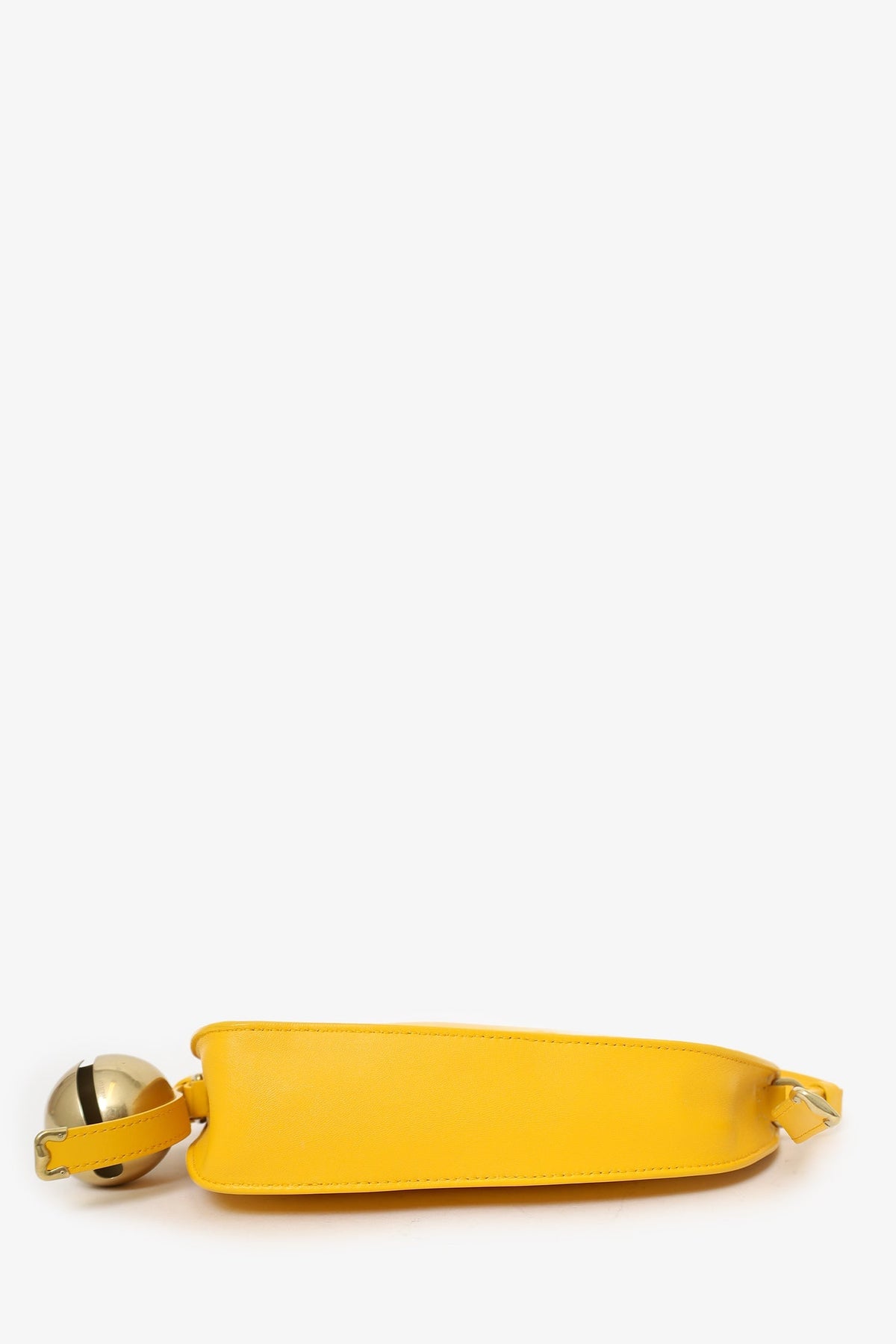 Burberry Yellow Leather Bell Shield Sling Bag