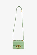 Christian Dior 2020 Green 'Sac 30 Montaigne Mini' Crossbody