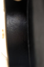 Balenciaga Gold Croc Embossed Leather Hourglass Nano Chain Bag