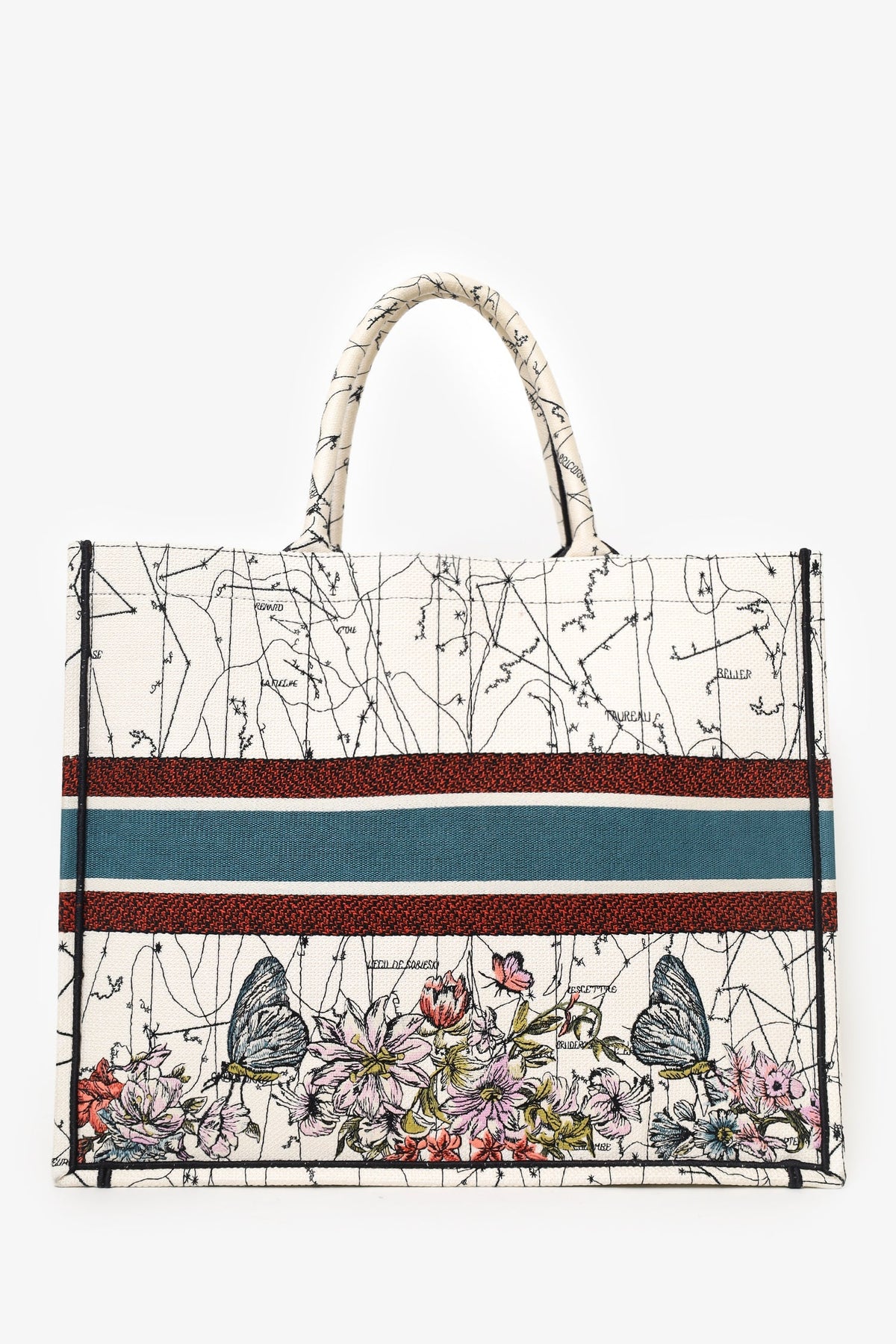 Christian Dior Multicoloured 2021 Large Zodiac Book Tote