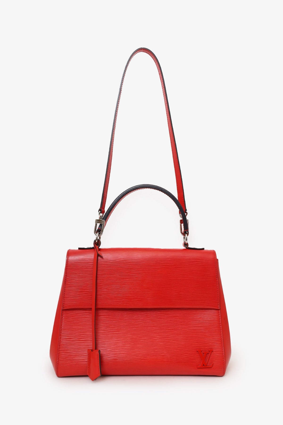 Louis Vuitton 2015 Vibrant Red Epi Leather Top Handle With Strap