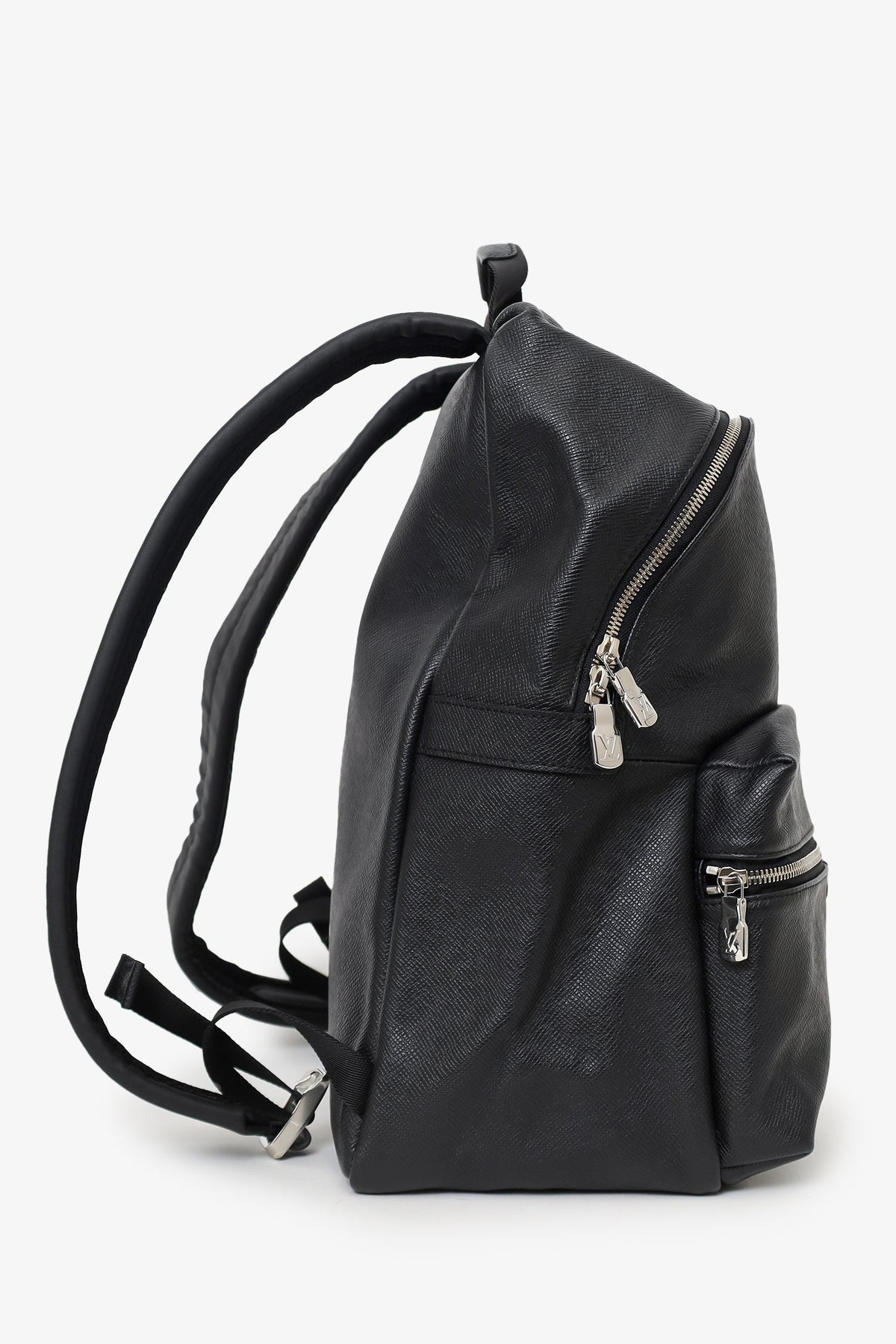 Louis Vuitton 2019 Black Leather Discovery Backpack PM