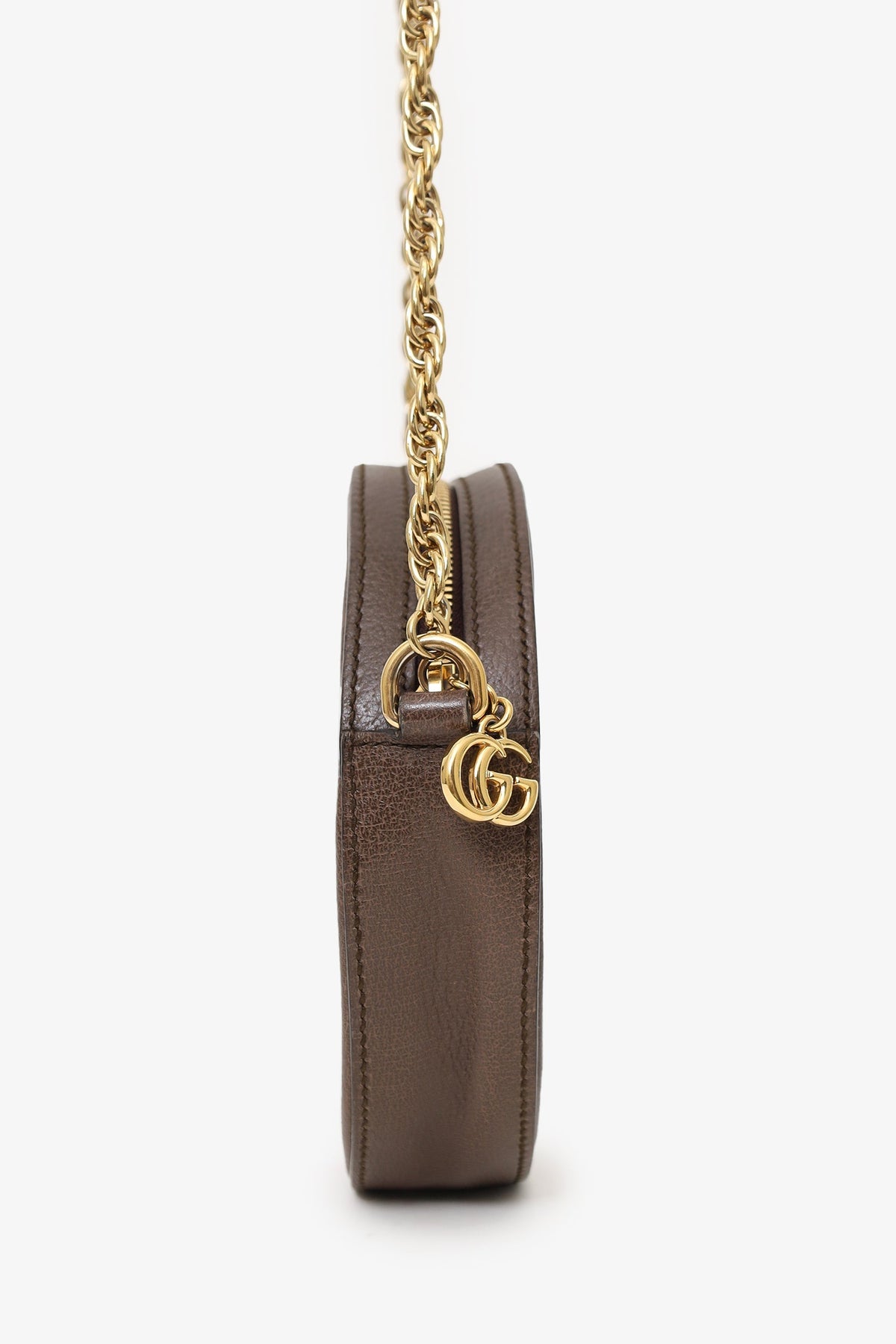 Gucci Supreme Canvas Ophidia 'GG' Mini Round Crossbody