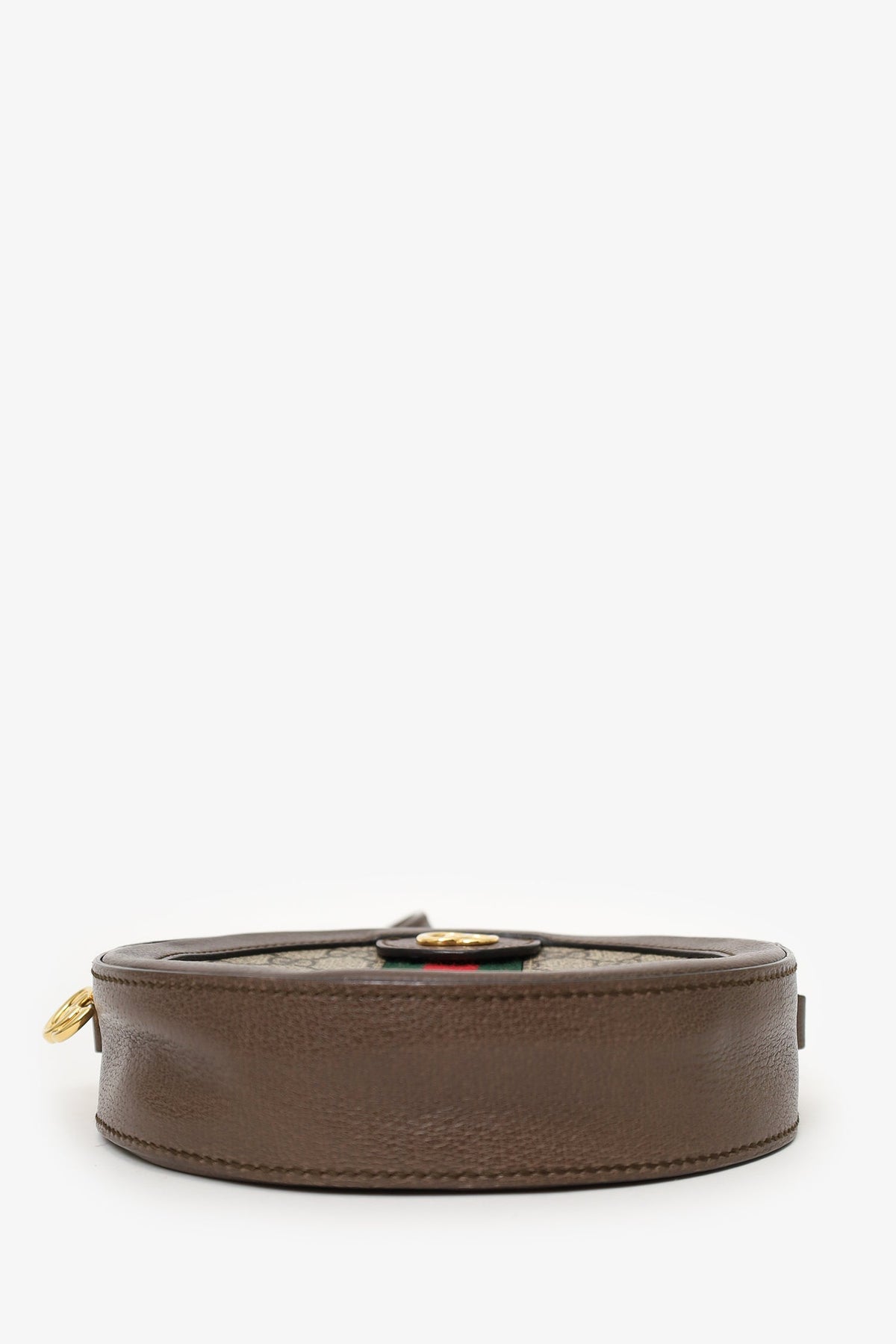 Gucci Supreme Canvas Ophidia 'GG' Mini Round Crossbody