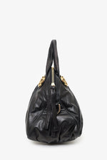 Gucci Black Leather 'Hysteria' Hobo Bag