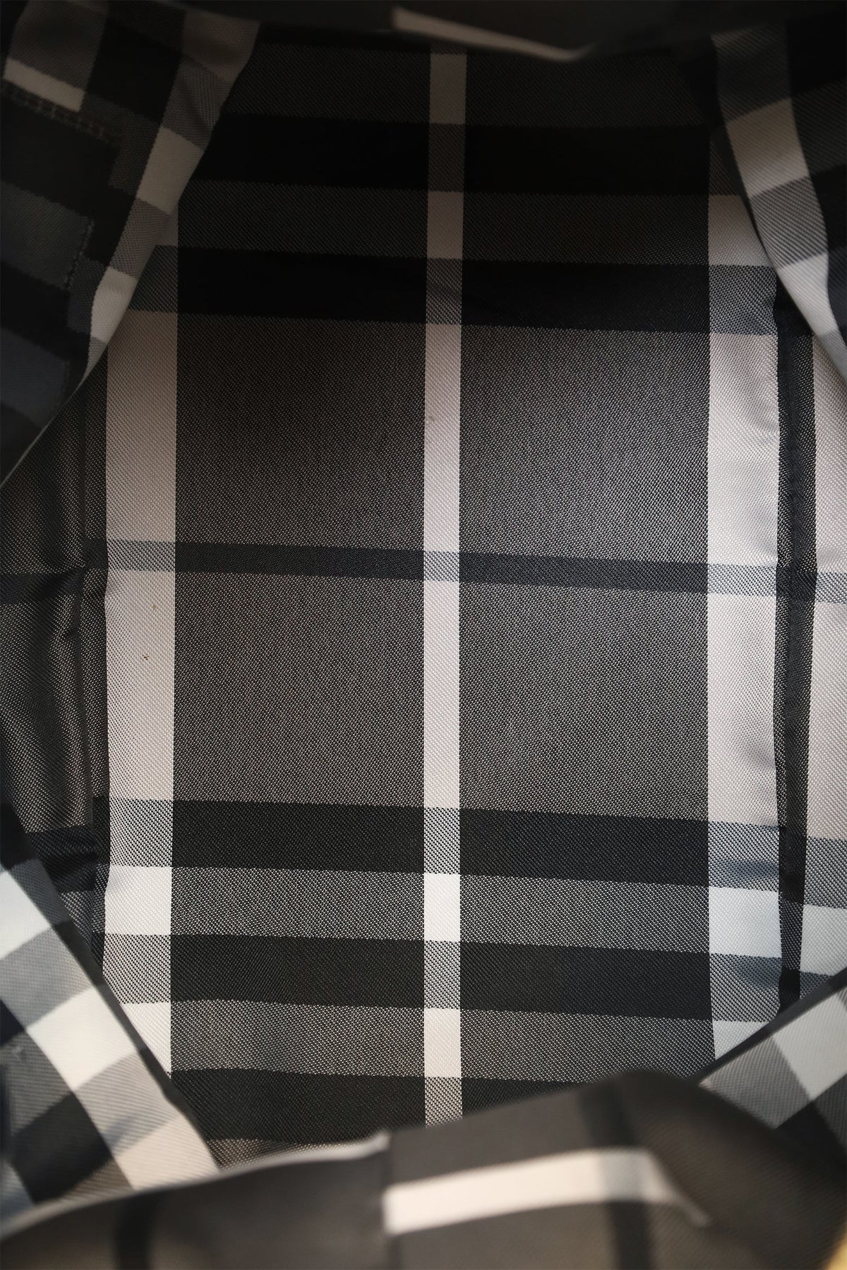 Burberry Black Perforated Leather 'Ellers' Bag with Strap