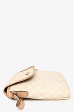 Gucci Cream Coated Canvas GG Supreme Messenger Bag