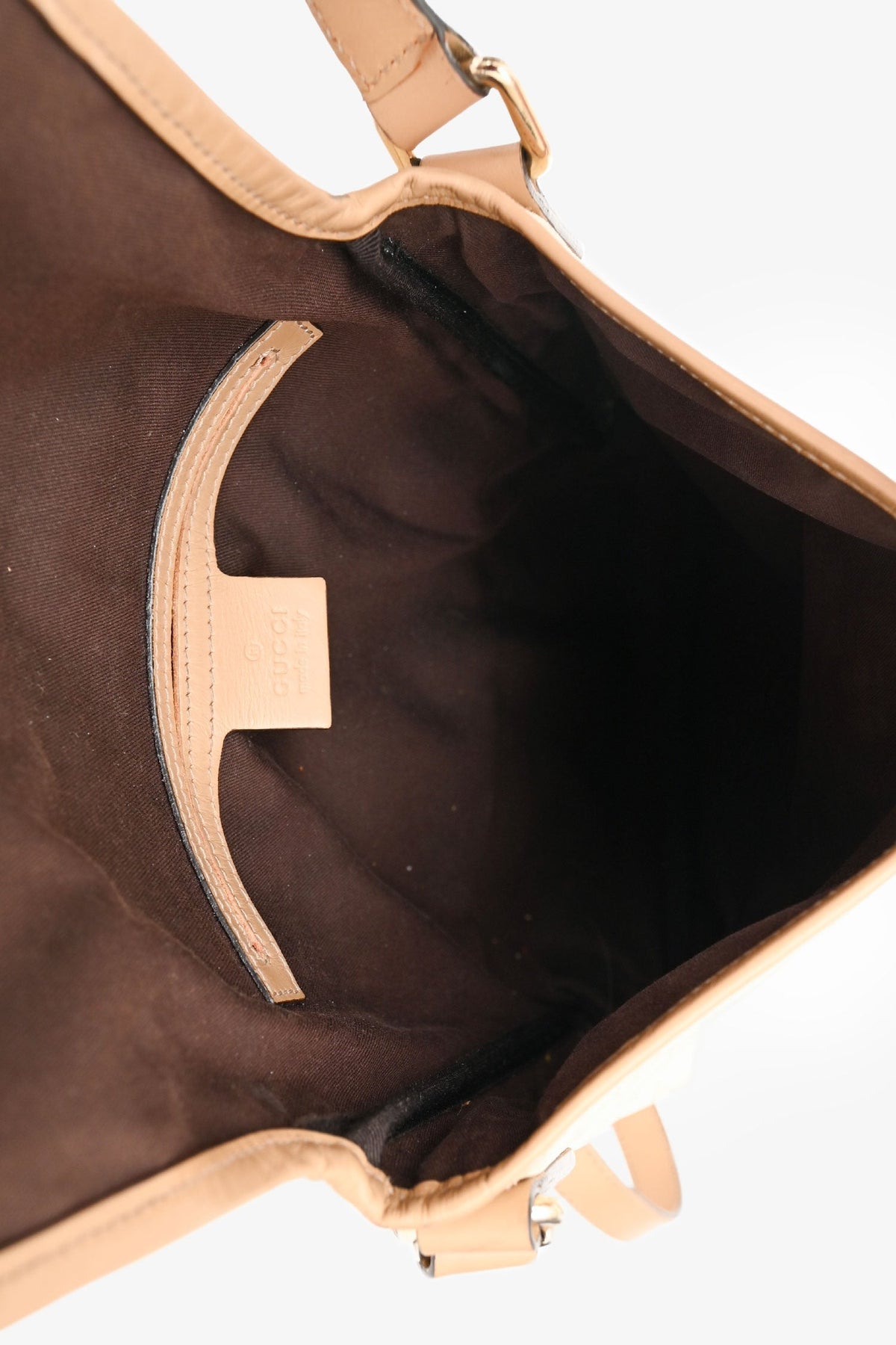 Gucci Cream Coated Canvas GG Supreme Messenger Bag