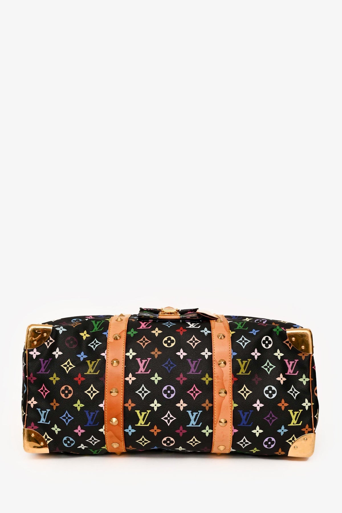 Louis Vuitton Black/ Multicolour Speedy 45