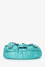 Fendi Green Nylon Fendi Convertible Multi-pockets Bag With Straps