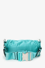 Fendi Green Nylon Fendi Convertible Multi-pockets Bag With Straps