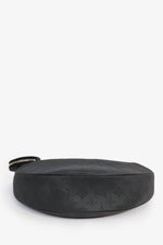 Louis Vuitton Black Mahina Leather Monogram 'Baia' Chain Shoulder Bag with Strap + Coin Pouch