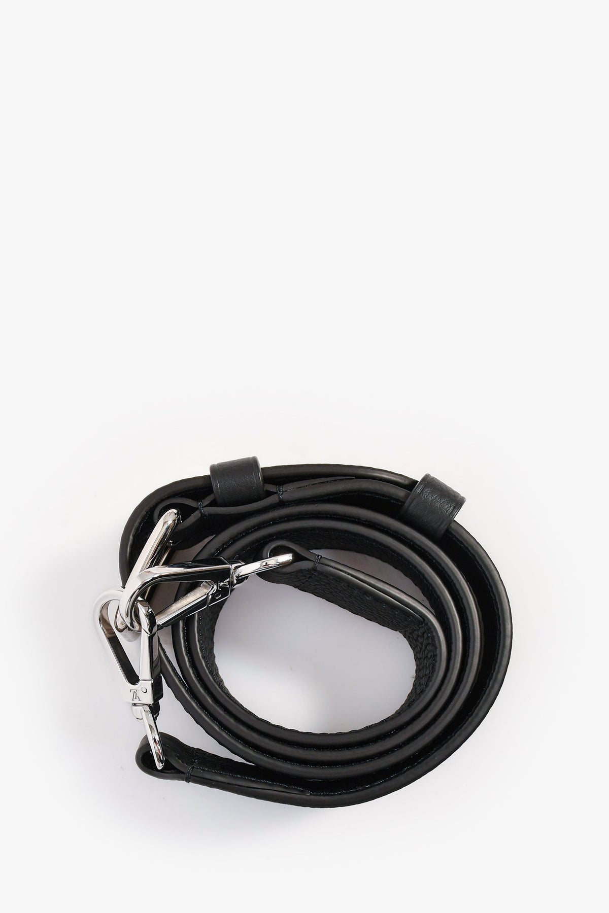 Louis Vuitton Black Mahina Leather Monogram 'Baia' Chain Shoulder Bag with Strap + Coin Pouch