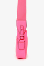 Gucci Neon Pink Rubber-Effect Crossbody Bag