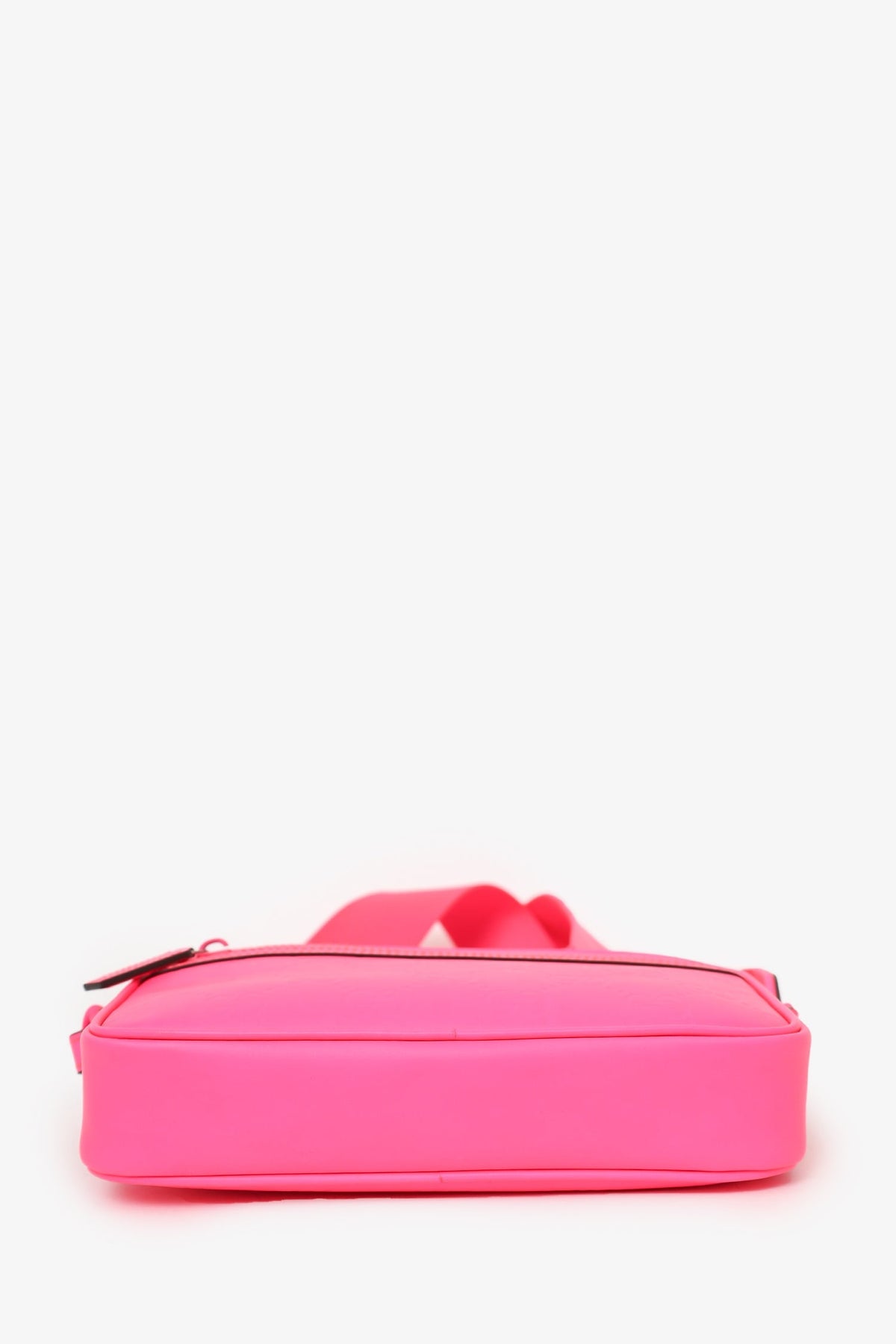 Gucci Neon Pink Rubber-Effect Crossbody Bag