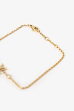 Louis Vuitton 18K Gold /Diamond 'LV' Bracelet