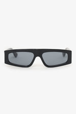 Christian Dior Black Frame Rectangular Power Sunglasses