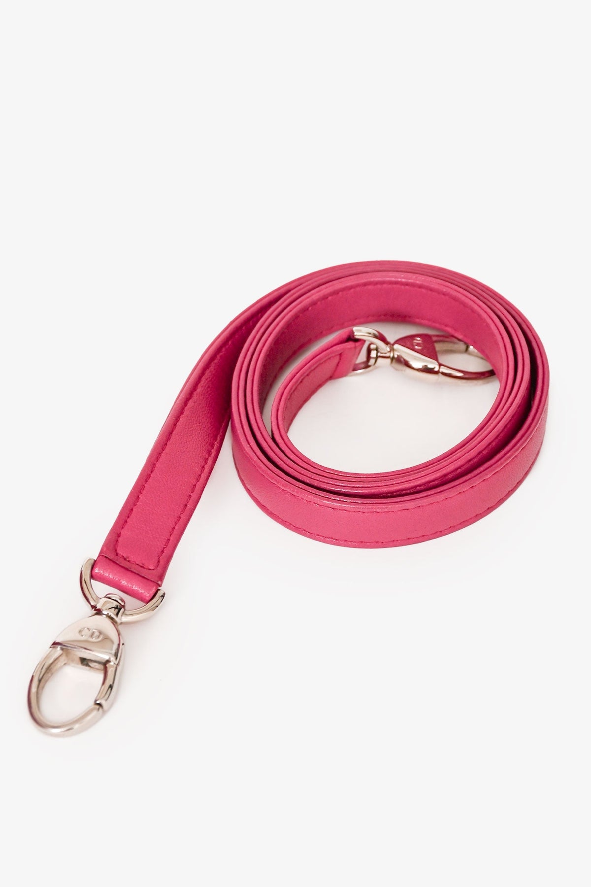 Christian Dior 2013 Pink Cannage Leather Lady Dior Top Handle with Strap