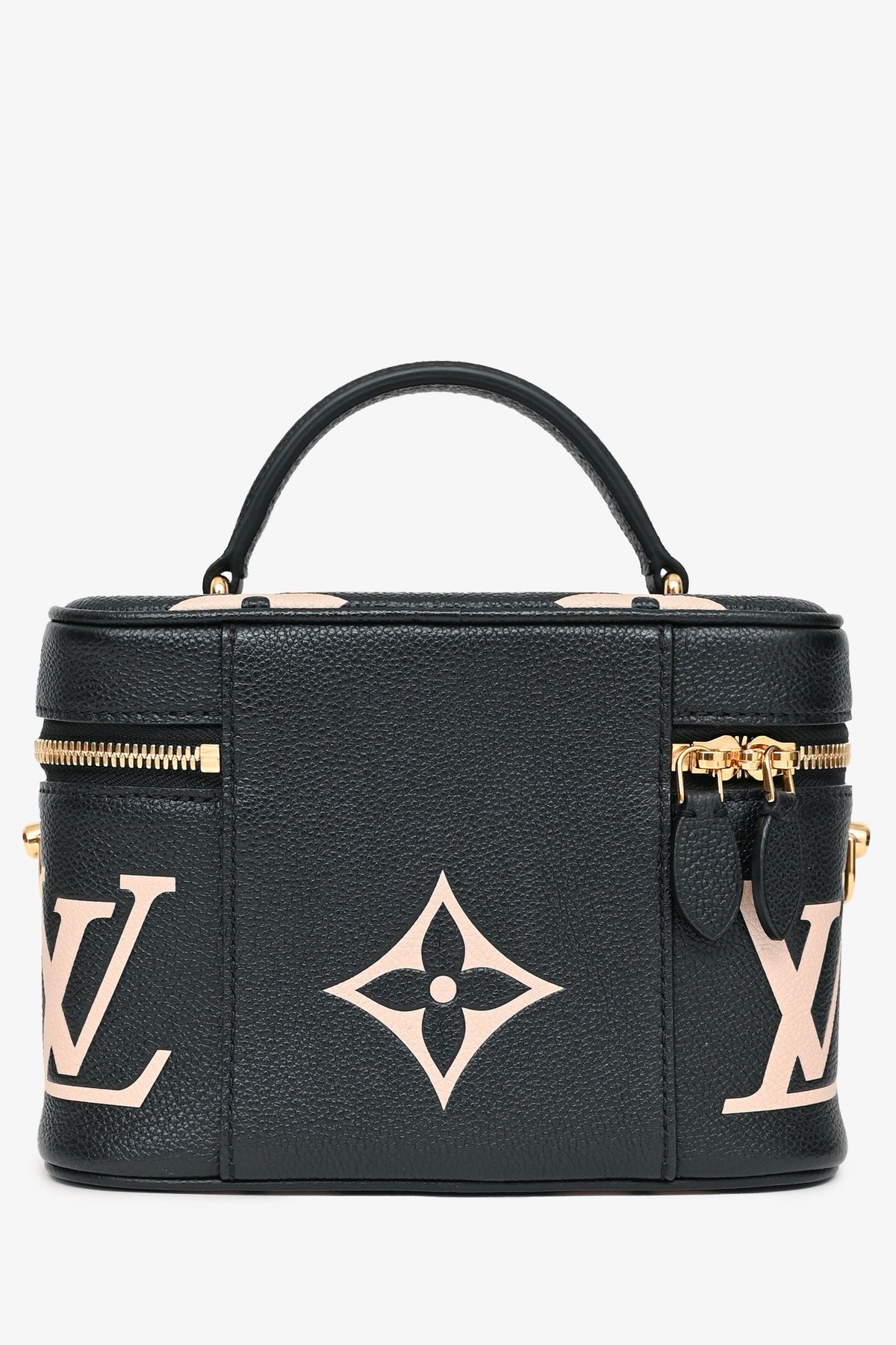 Louis Vuitton Black Empreinte Leather Vanity PM with Strap