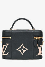 Louis Vuitton Black Empreinte Leather Vanity PM with Strap