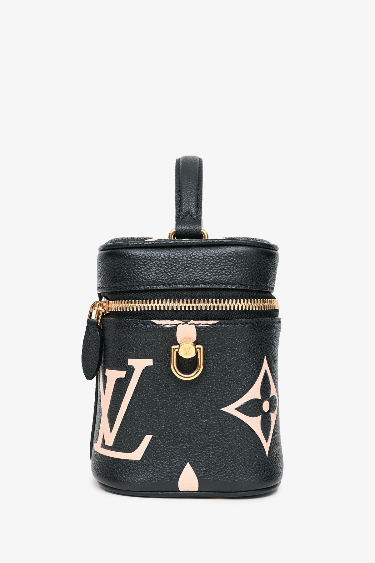 Louis Vuitton Black Empreinte Leather Vanity PM with Strap