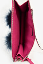 Fendi Fuchsia Monster Feather Crossbody Bag