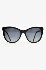 Burberry Black Acrylic Novacheck Detail Sunglasses
