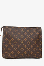 Louis Vuitton 2019 Brown Monogram Toiletry Pouch 26