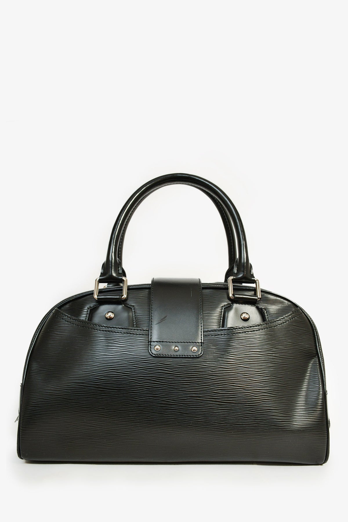 Louis Vuitton Black Epi Leather Bowling Bag