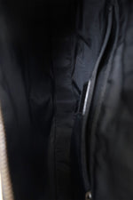 Christian Dior 2003 Black Diorissimo Canvas and Leather Street Chic Hobo